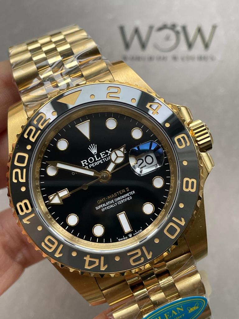 Clean Factory 1:1 GMT-Master II 126718 904L YG Black Dial Dots DD3285 CHS