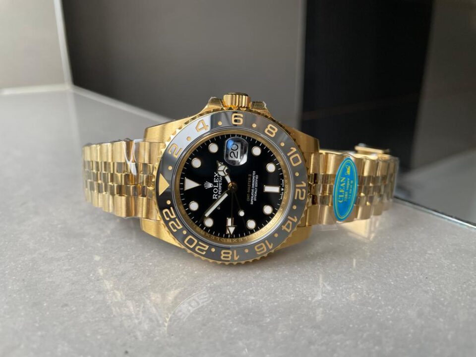 Clean Factory 1:1 GMT-Master II 126718 904L YG Black Dial Dots DD3285 CHS