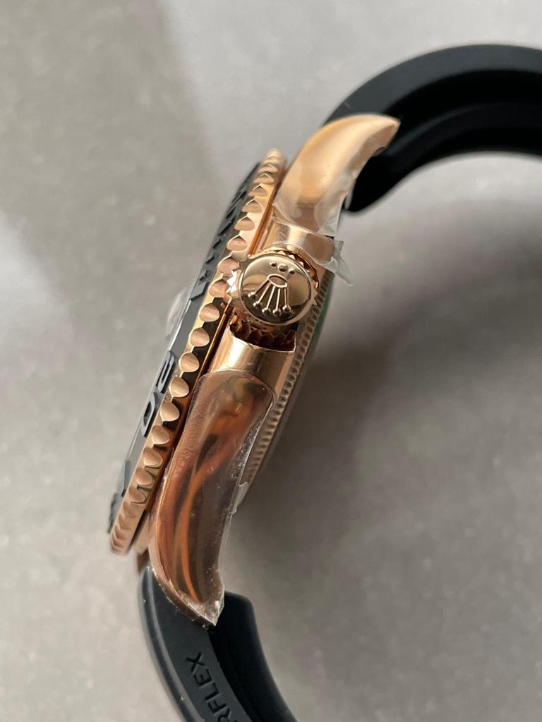 CLEAN FACTORY 1:1 Yacht-Master 40mm 126655 RG Black Dial VR3235