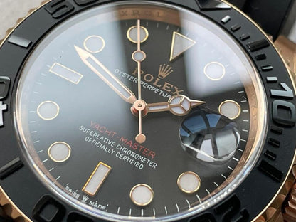CLEAN FACTORY 1:1 Yacht-Master 40mm 126655 RG Black Dial VR3235