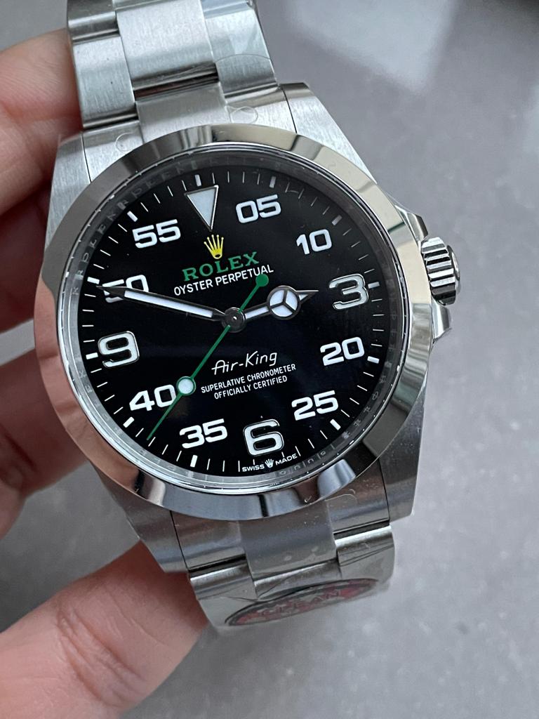 Clean Factory 1:1 Air-King 40mm 126900 904L SS Black Dial Numerals VR3230