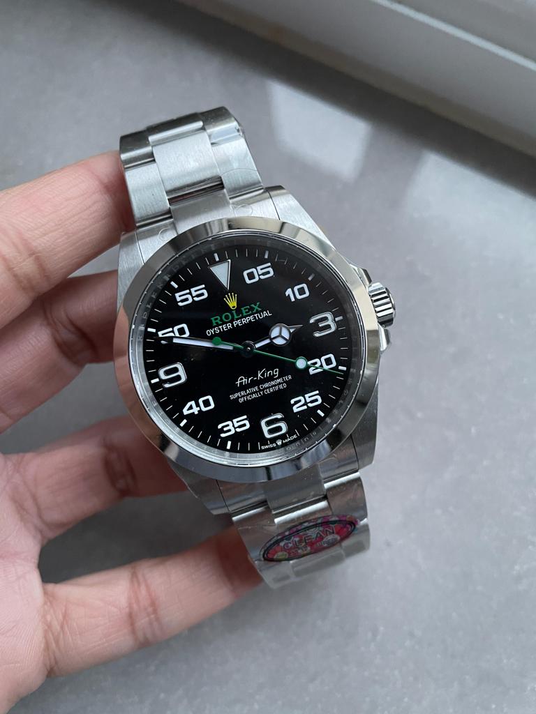 Clean Factory 1:1 Air-King 40mm 126900 904L SS Black Dial Numerals VR3230