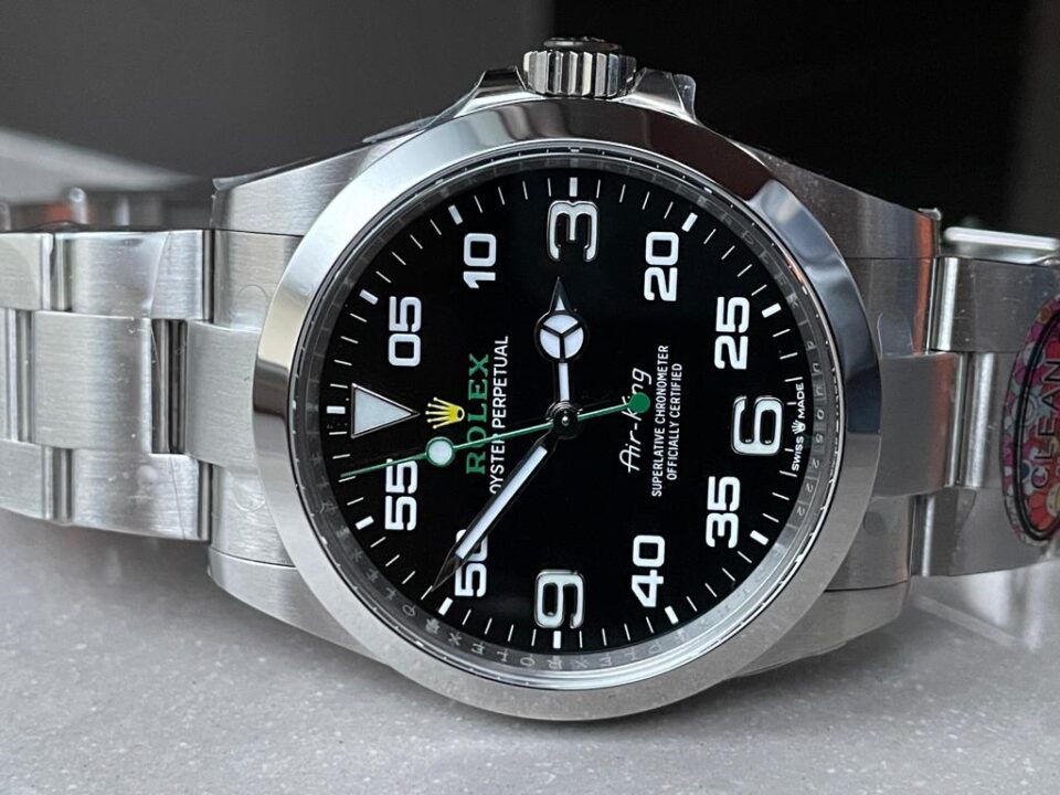 Clean Factory 1:1 Air-King 40mm 126900 904L SS Black Dial Numerals VR3230
