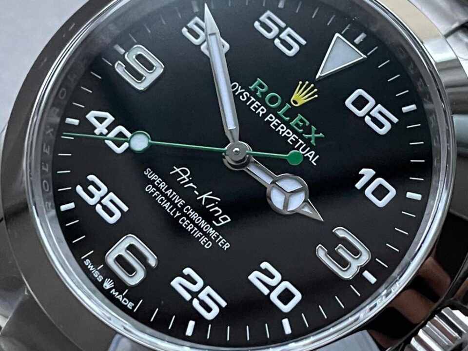 Clean Factory 1:1 Air-King 40mm 126900 904L SS Black Dial Numerals VR3230