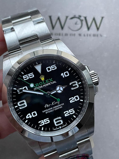 Clean Factory 1:1 Air-King 40mm 126900 904L SS Black Dial Numerals VR3230