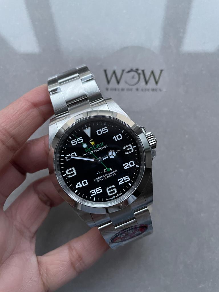 Clean Factory 1:1 Air-King 40mm 126900 904L SS Black Dial Numerals VR3230