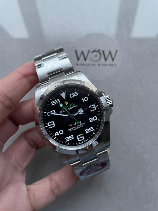 Clean Factory 1:1 Air-King 40mm 126900 904L SS Black Dial Numerals VR3230