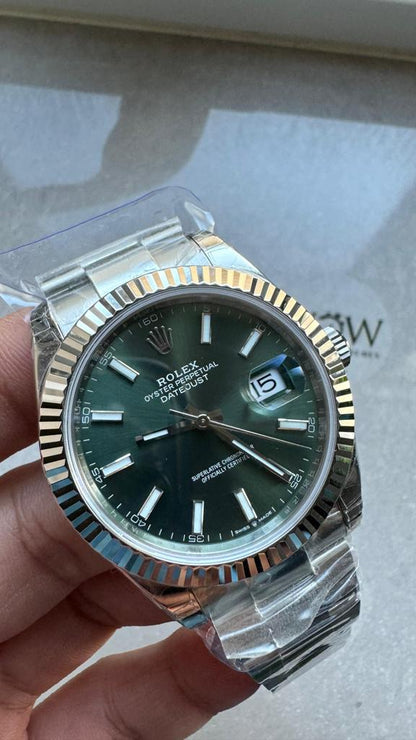 VSF Factory 1:1 DateJust 36 SS 126234 Best Edition 904L Steel Green Dial VS3235