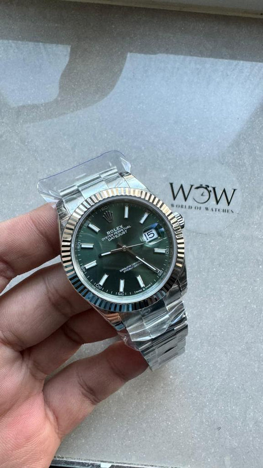 VSF Factory 1:1 DateJust 36 SS 126234 Best Edition 904L Steel Green Dial VS3235