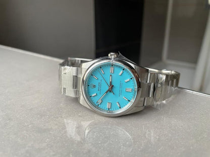 Clean Factory 1:1 Oyster Perpetual 126000 36mm Best Edition 904L Steel Tiffany Blue Dial VR3230