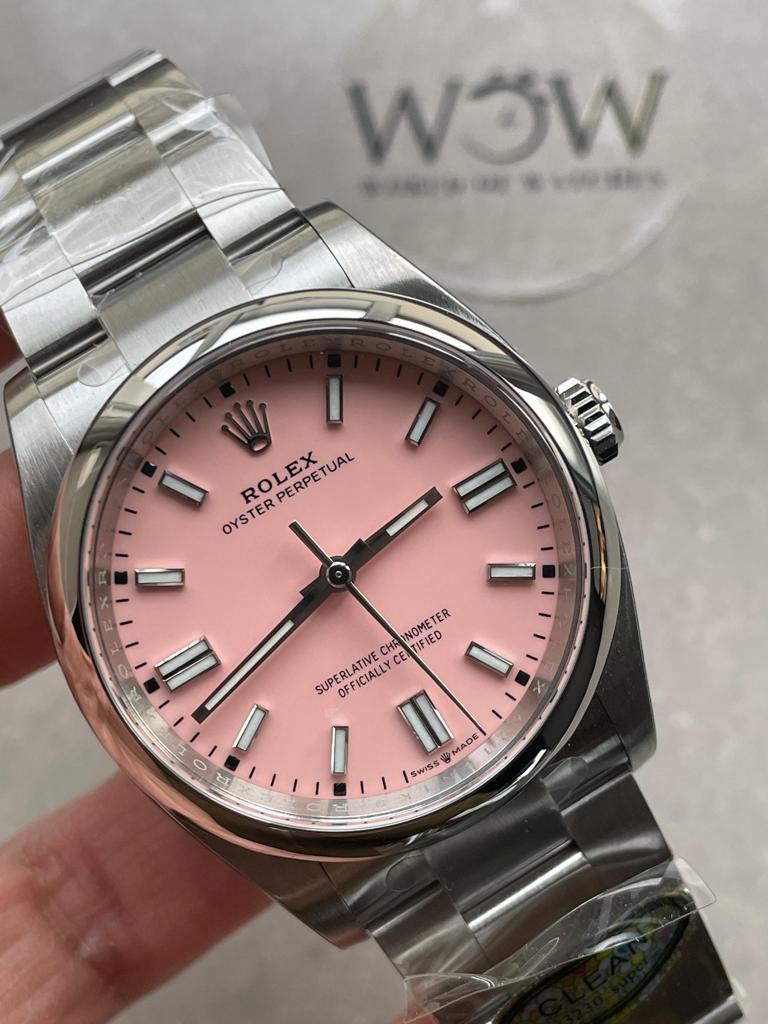 Clean Factory 1:1 Oyster Perpetual 126000 36mm Best Edition 904L Steel Pink Dial VR3230