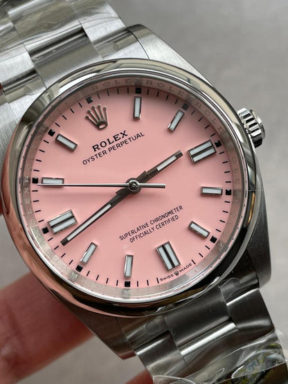 Clean Factory 1:1 Oyster Perpetual 126000 36mm Best Edition 904L Steel Pink Dial VR3230