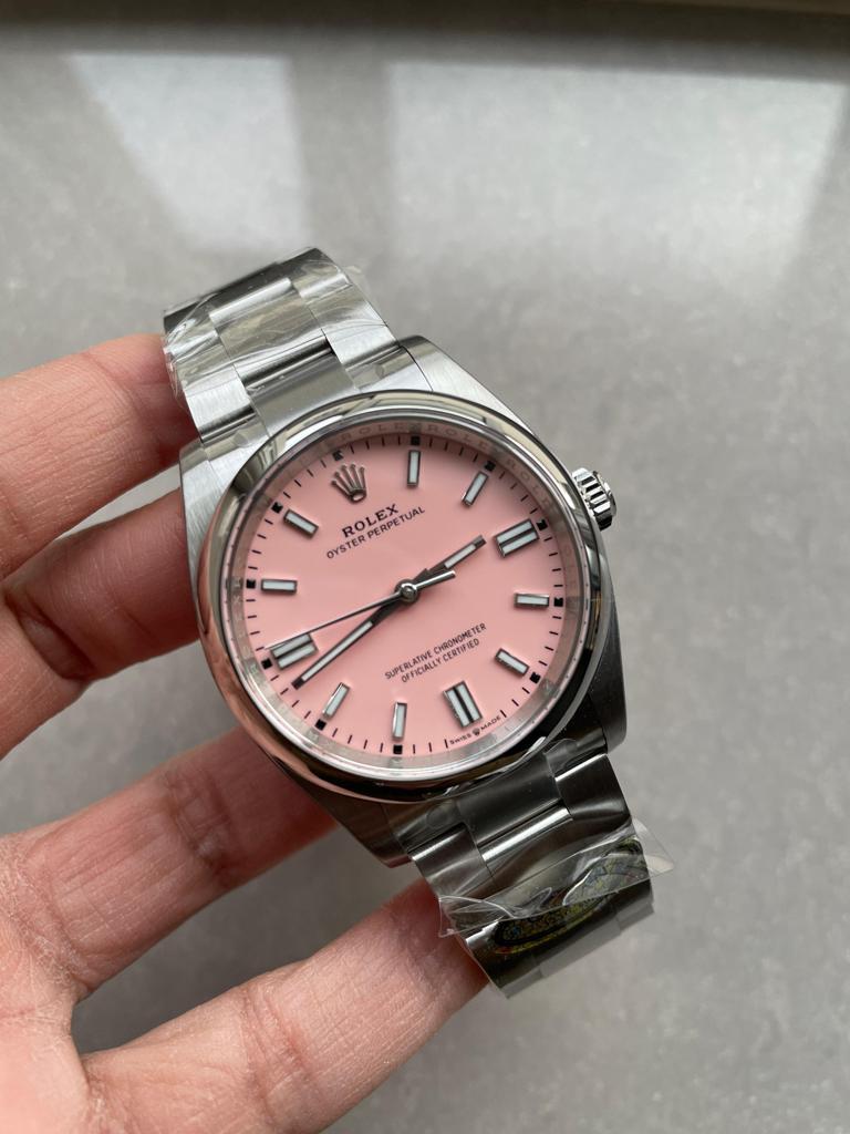 Clean Factory 1:1 Oyster Perpetual 126000 36mm Best Edition 904L Steel Pink Dial VR3230