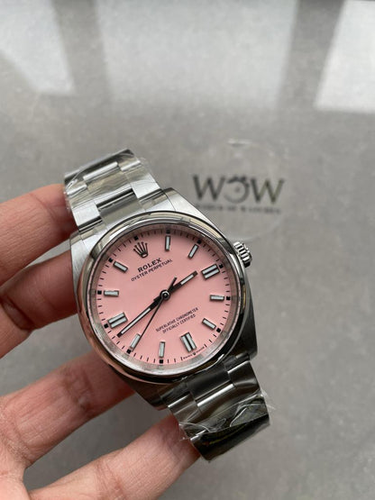 Clean Factory 1:1 Oyster Perpetual 126000 36mm Best Edition 904L Steel Pink Dial VR3230