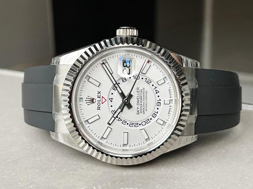 Noob FACTORY 1:1 Sky-Dweller 326934 904L SS Noob 1:1 Best Edition White Dial Asian 23J to 9001