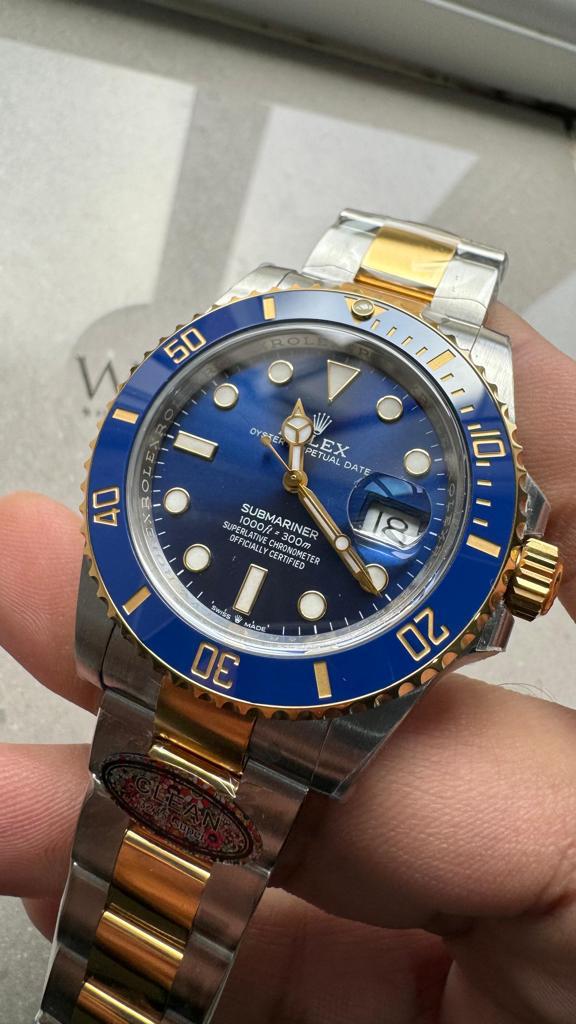 Clean FACTORY 1:1 Submariner 126613LB 904L YG/SS Blue Dial VR3235