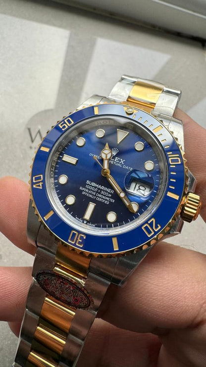 Clean FACTORY 1:1 Submariner 126613LB 904L YG/SS Blue Dial VR3235