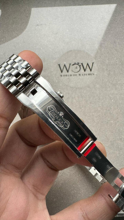 VSF Factory Datejust 36 904L SS Fluted Bezel Black Dial VS3235