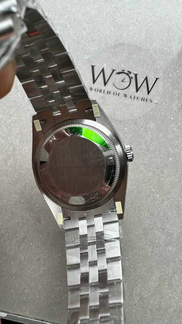 VSF Factory Datejust 36 904L SS Fluted Bezel Black Dial VS3235