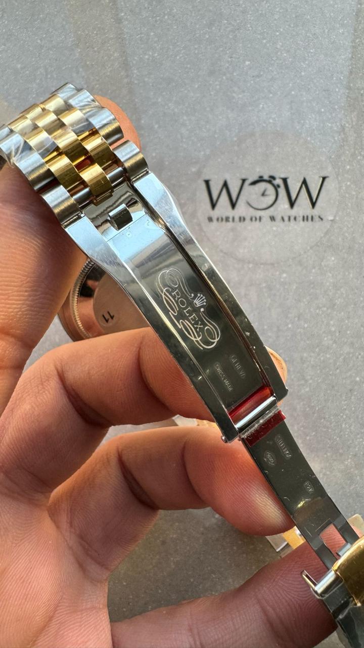 VSF Factory 1:1 datejust 36mm Wimbledon gold Best Edition 904L Wimbledon Steel Gray Dial Green Roman VR3235VSF