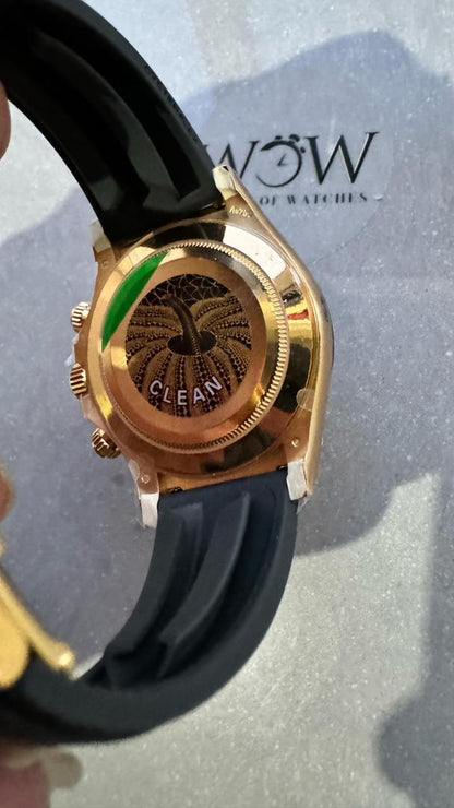 Clean Factory 1:1 Daytona 116518 Best Edition YG/Black Dial SA4130