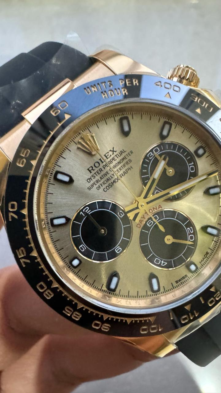 Clean Factory 1:1 Daytona 116518 Best Edition YG/Black Dial SA4130