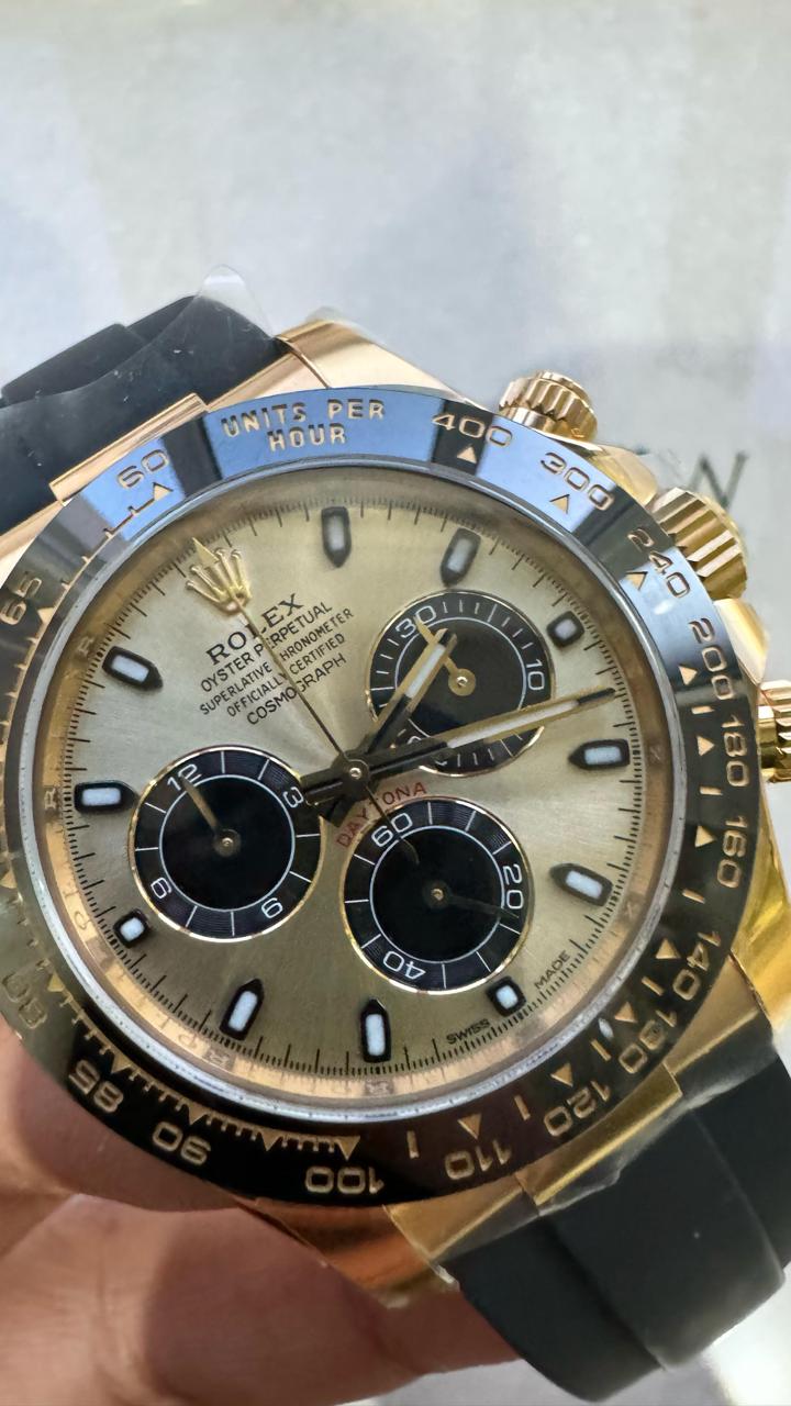 Clean Factory 1:1 Daytona 116518 Best Edition YG/Black Dial SA4130