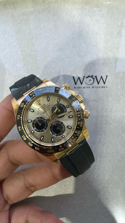 Clean Factory 1:1 Daytona 116518 Best Edition YG/Black Dial SA4130
