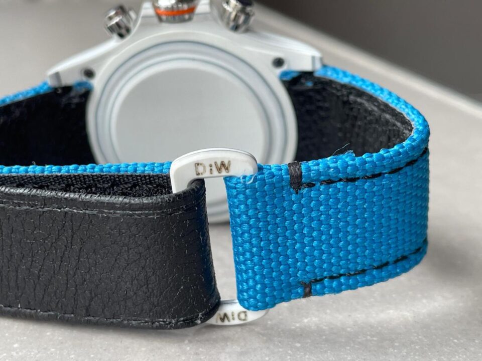 diw factory 1:1 DIW Factory Daytona NTPT Carbon fibre Blue Strap