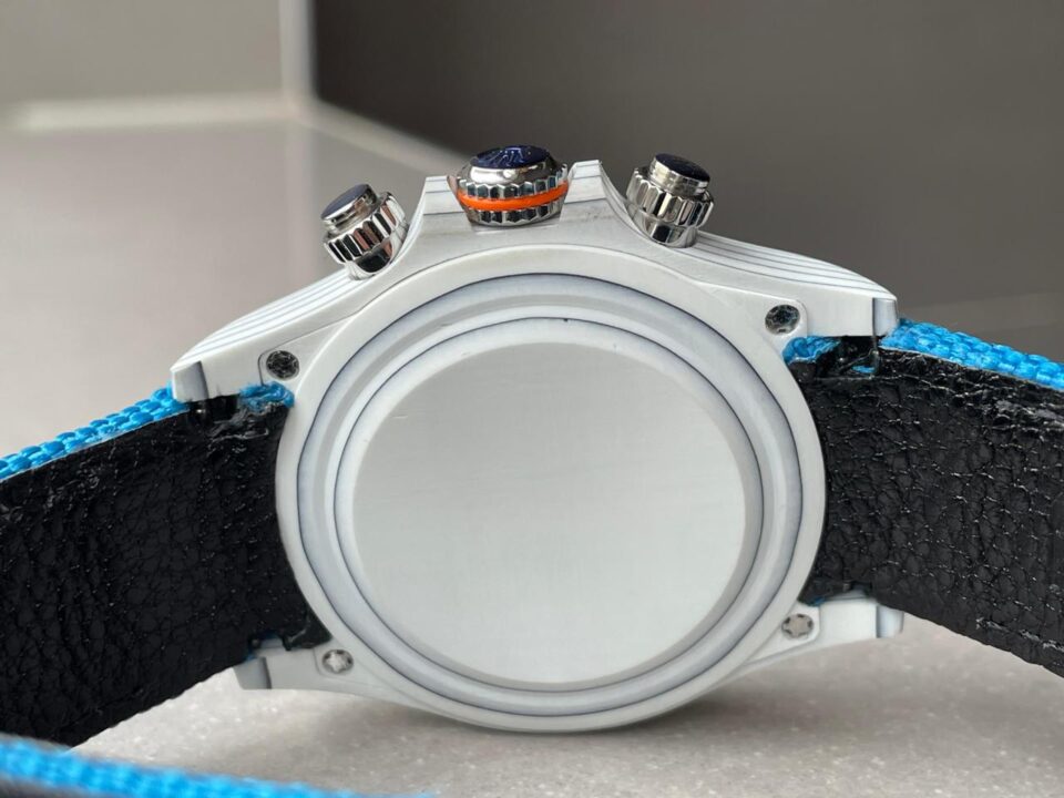 diw factory 1:1 DIW Factory Daytona NTPT Carbon fibre Blue Strap