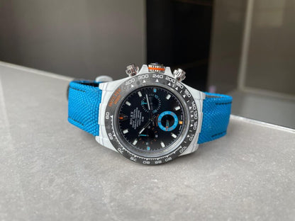 diw factory 1:1 DIW Factory Daytona NTPT Carbon fibre Blue Strap