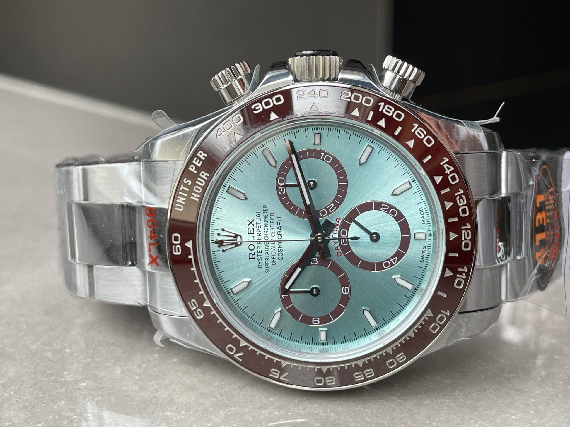 QF Factory 1:1 Daytona 126506 Best Edition 904L Steel Ice Blue Dial SA4131