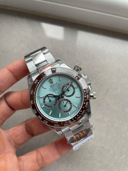 QF Factory 1:1 Daytona 126506 Best Edition 904L Steel Ice Blue Dial SA4131