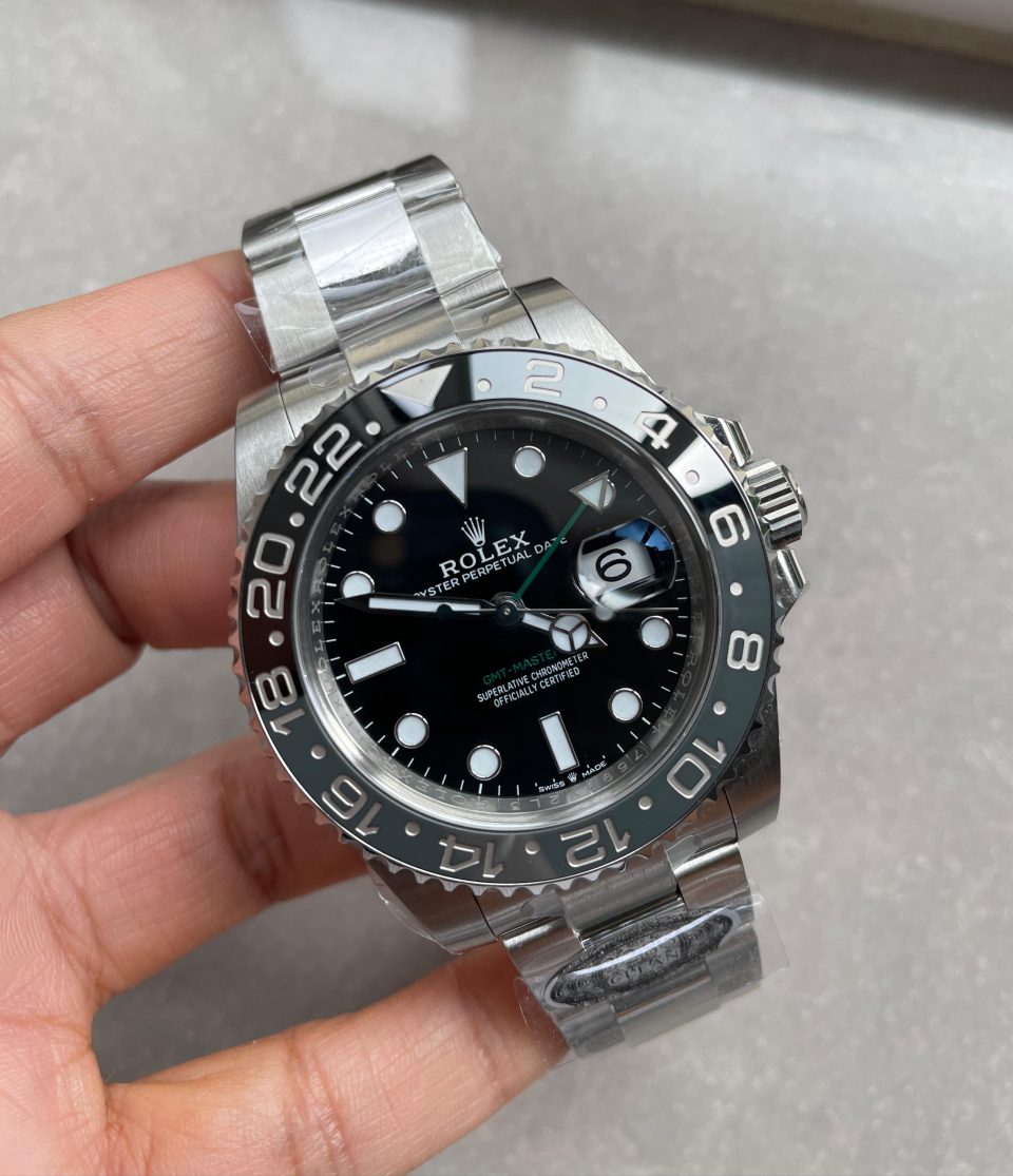 Clean Factory 1:1 GMT-Master II 126710 Best Edition GRNR Bruce wayne Black/Gray Ceramic 904L Steel DD3285