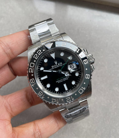 Clean Factory 1:1 GMT-Master II 126710 Best Edition GRNR Bruce wayne Black/Gray Ceramic 904L Steel DD3285