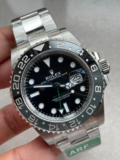 ARF Factory 1:1 GMT-Master II 126710 GRNR Bruce wayne Best Edition grey/black Ceramic VR3285 CHS