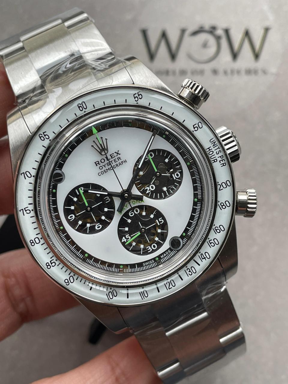 ADGF Factory 1:1 Daytona SS Best Edition White Skeleton Dial SA4130