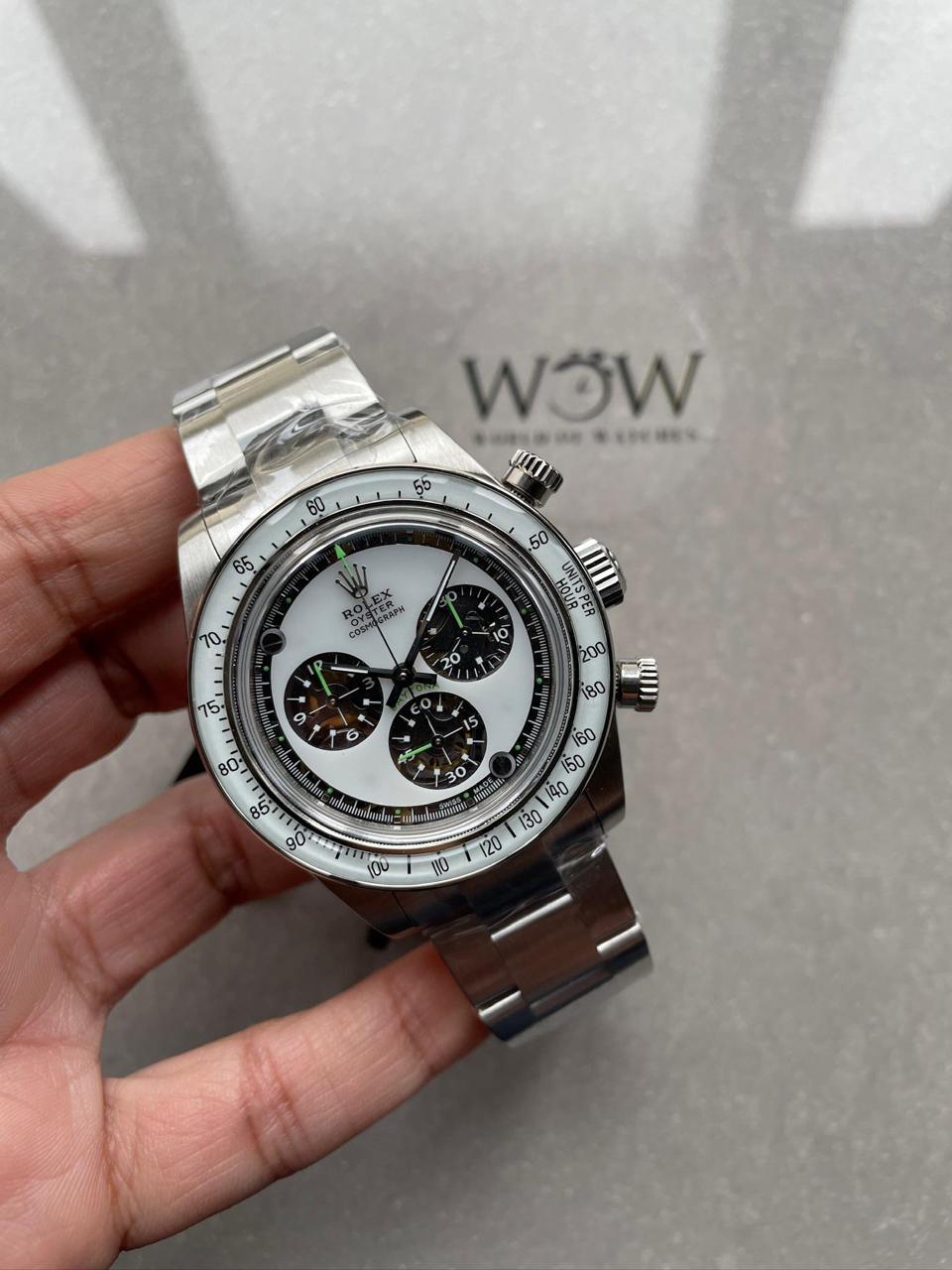 ADGF Factory 1:1 Daytona SS Best Edition White Skeleton Dial SA4130