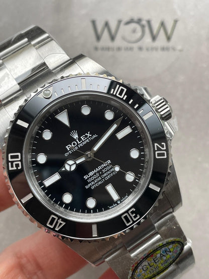 CLEAN FACTORY 1:1 Submariner 124060LN 904L SS Black Dial VR3230