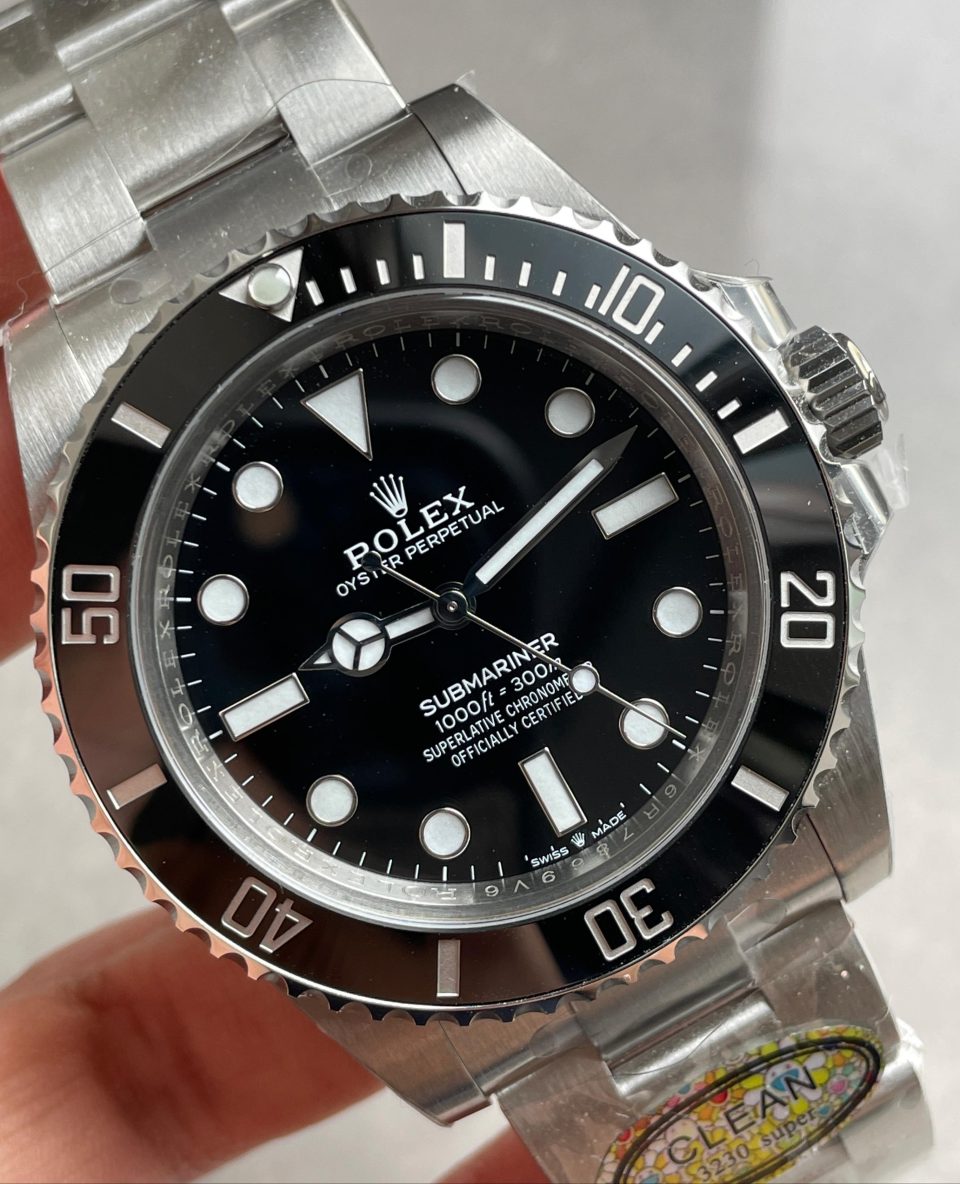 CLEAN FACTORY 1:1 Submariner 124060LN 904L SS Black Dial VR3230