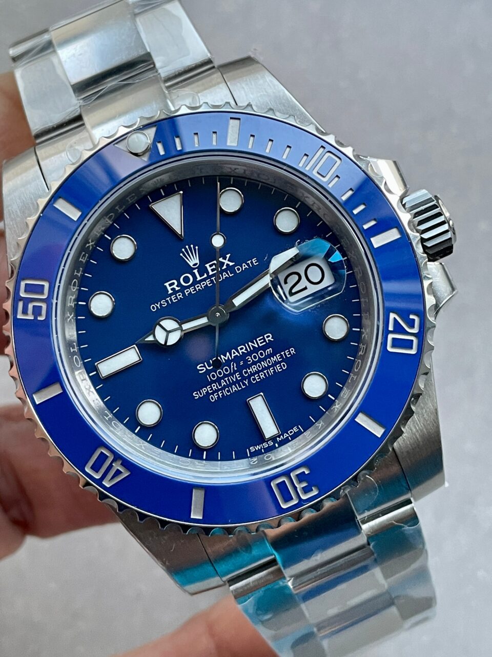 VSF FACTORY 1:1 Submariner 116619 LB Best Edition Blue Ceramic 904L Steel VS3135