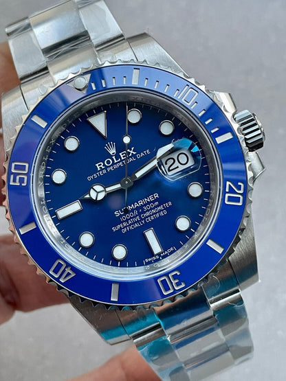 VSF FACTORY 1:1 Submariner 116619 LB Best Edition Blue Ceramic 904L Steel VS3135
