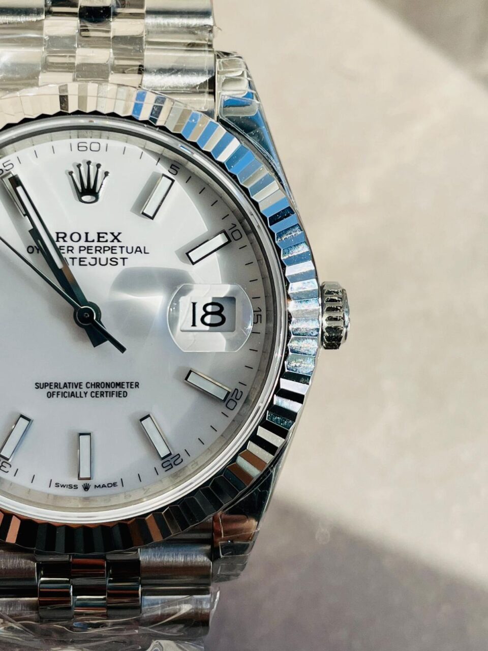 SS VS Factory 1:1 DateJust 41 Best Edition 904L Steel White Dial
