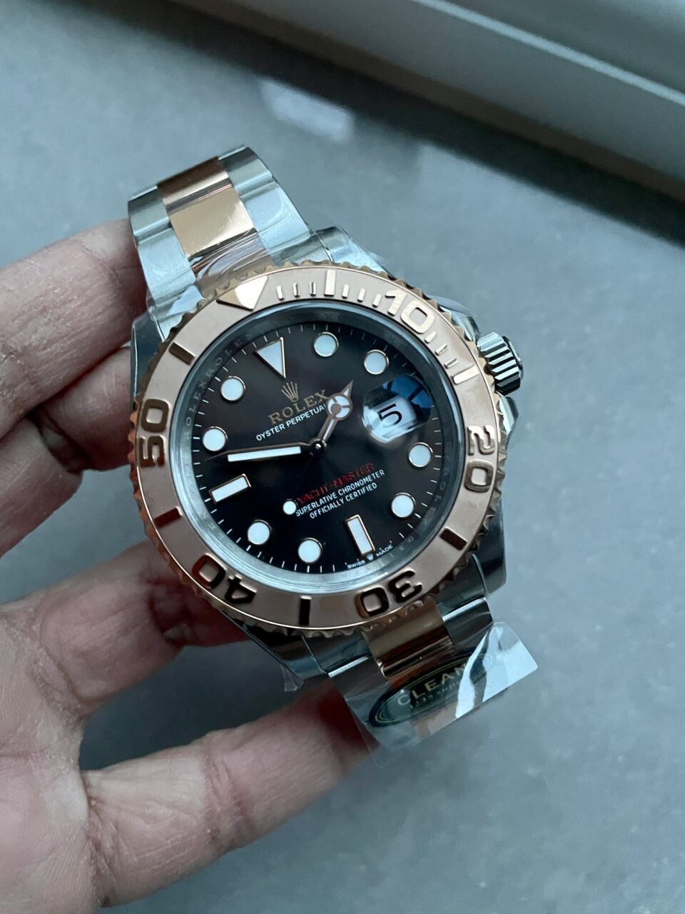 CF FACTORY 1:1 Yacht-Master 116621 SS/RG 904L steel Black Dial VS3235