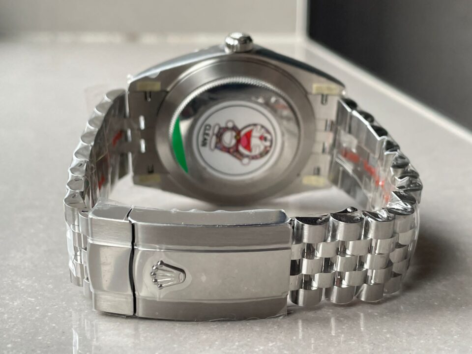 DateJust Men “wimbledon”SS Grey textured Dial Roman Markers