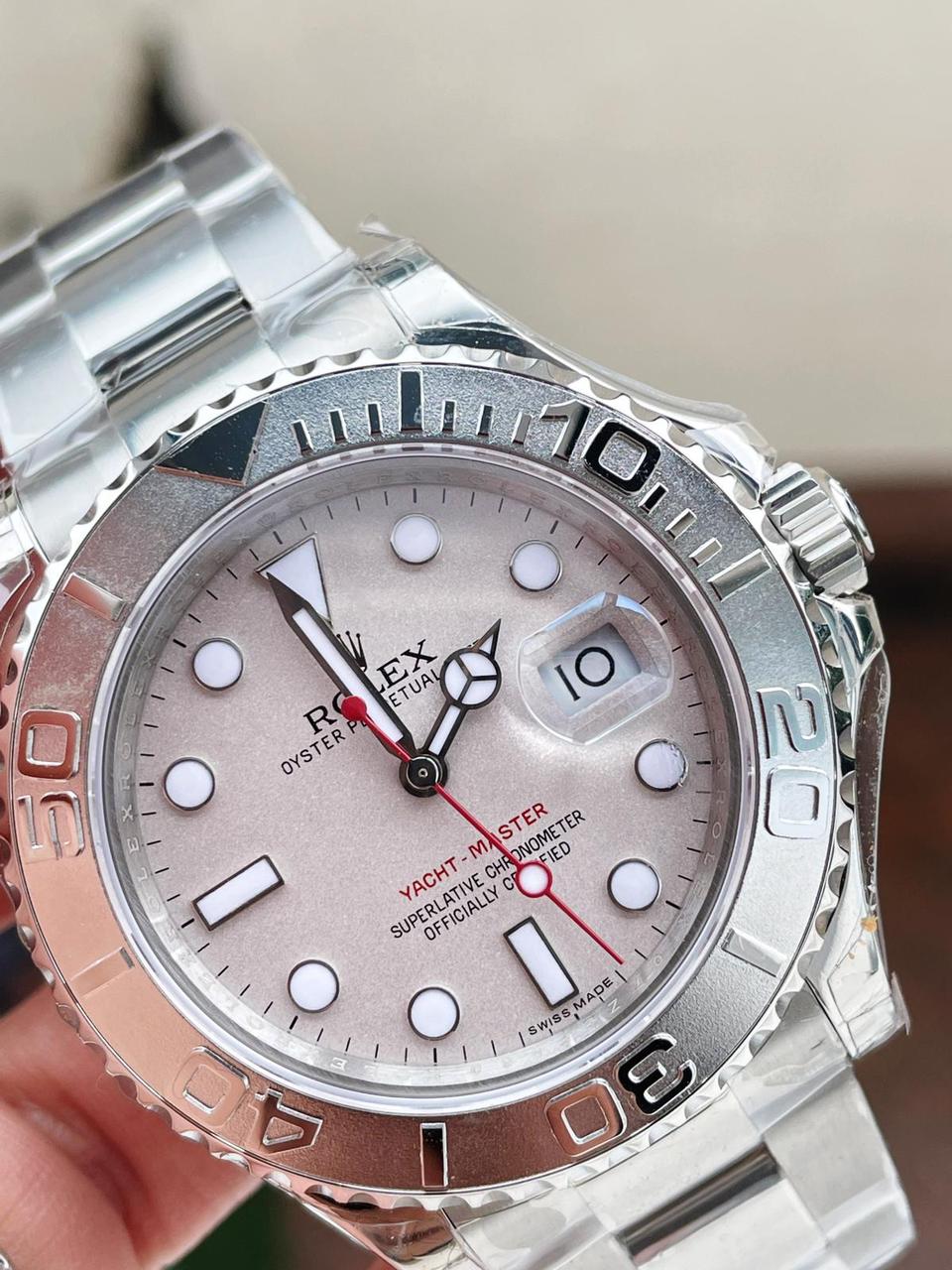 JF FACTORY 1:1 Yacht-Master 116622 Best Edition Silver Dial SH3135
