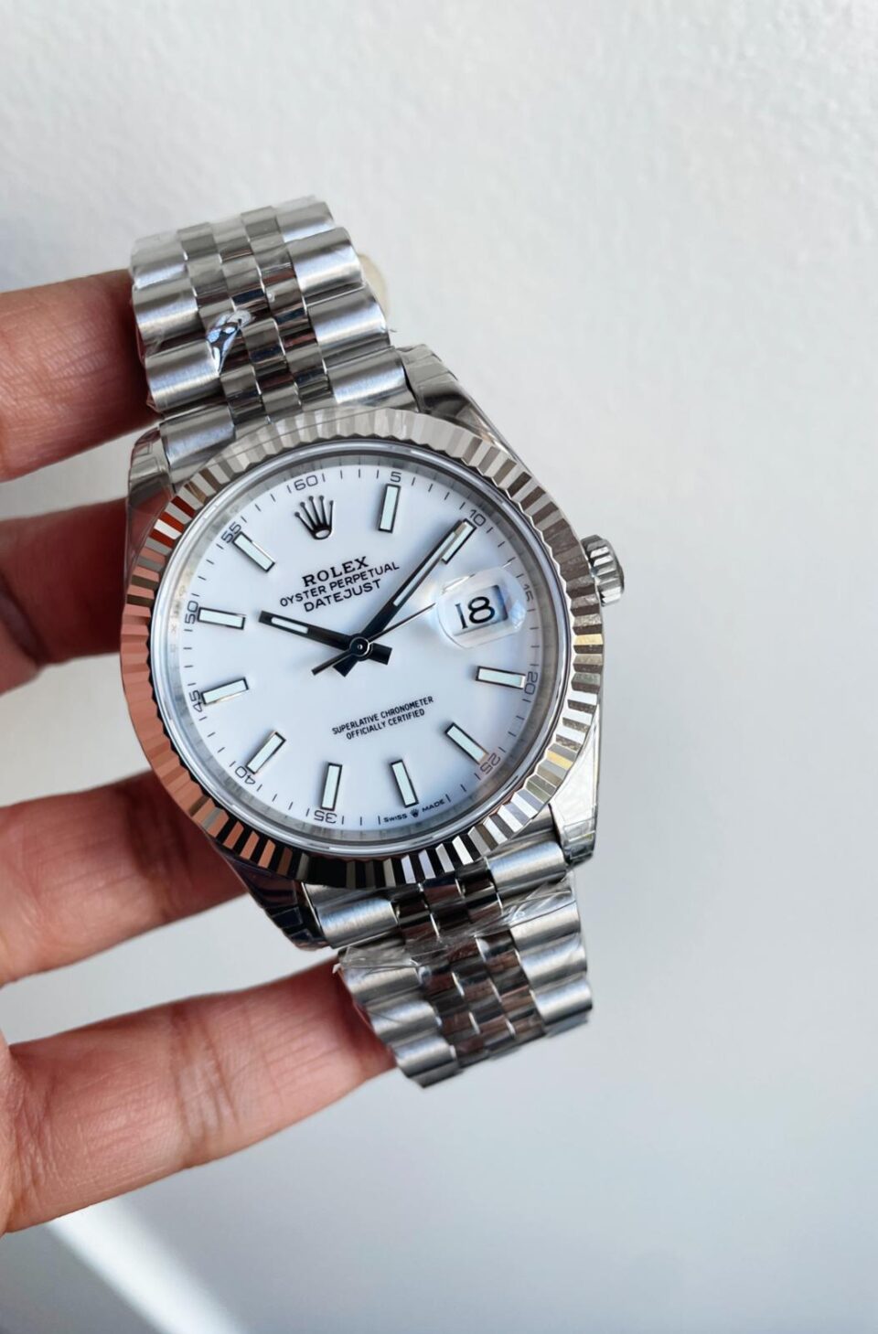 SS VS Factory 1:1 DateJust 41 Best Edition 904L Steel White Dial