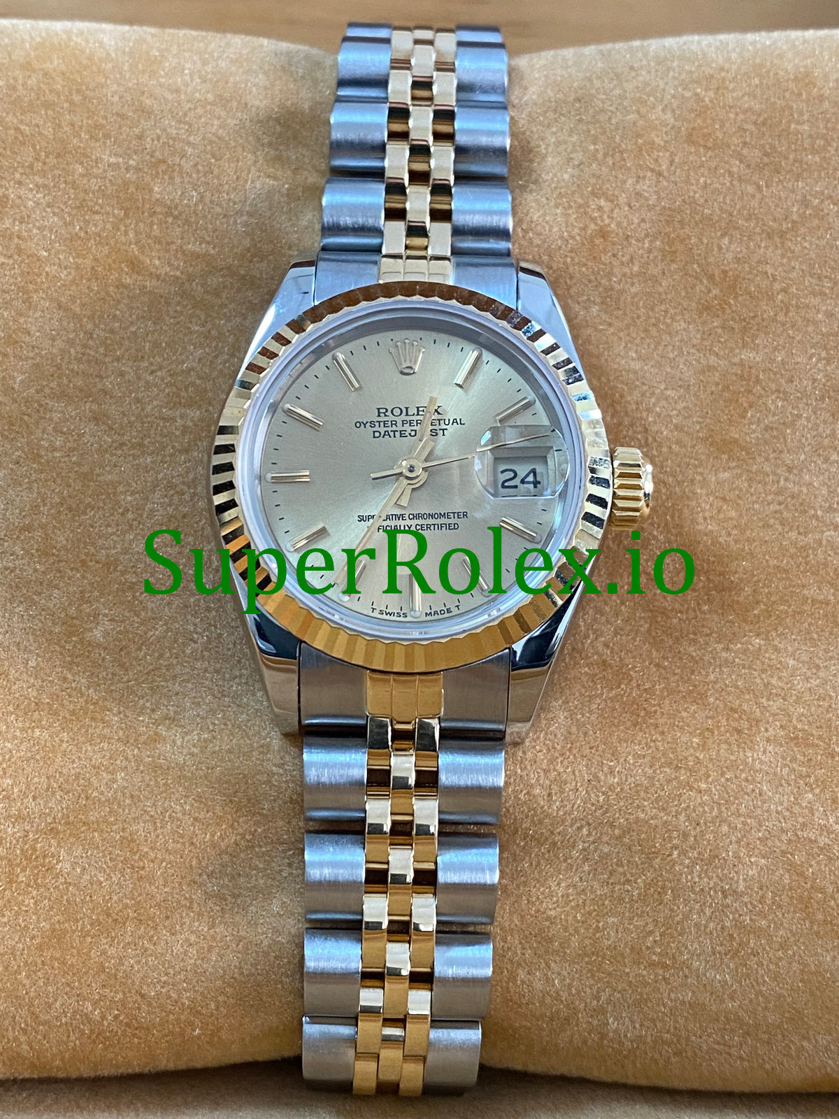 Lady-Datejust 26MM Yellow Gold Champagne Index Dial Ref.69173