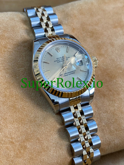Lady-Datejust 26MM Yellow Gold Champagne Index Dial Ref.69173