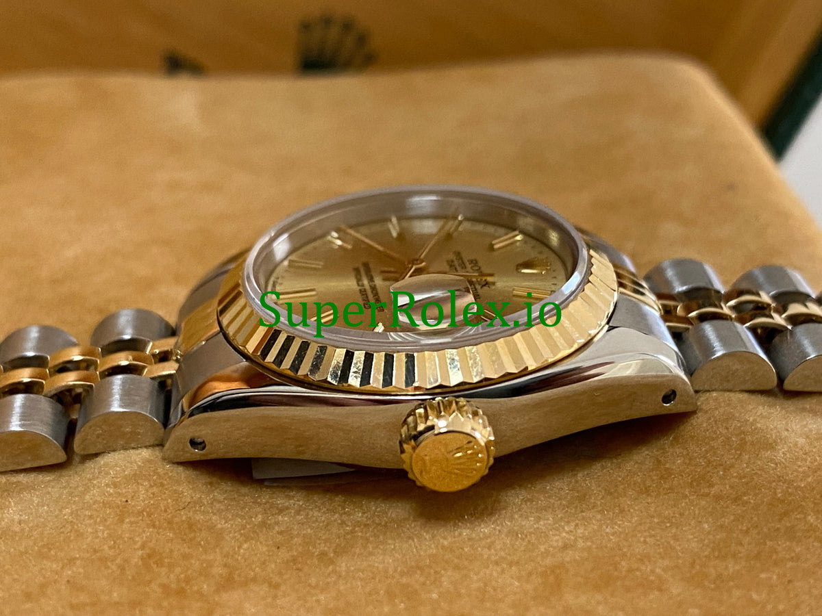 Lady-Datejust 26MM Yellow Gold Champagne Index Dial Ref.69173